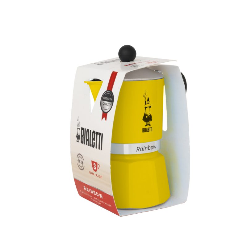 Bialetti Rainbow Žuta za 3 šoljice